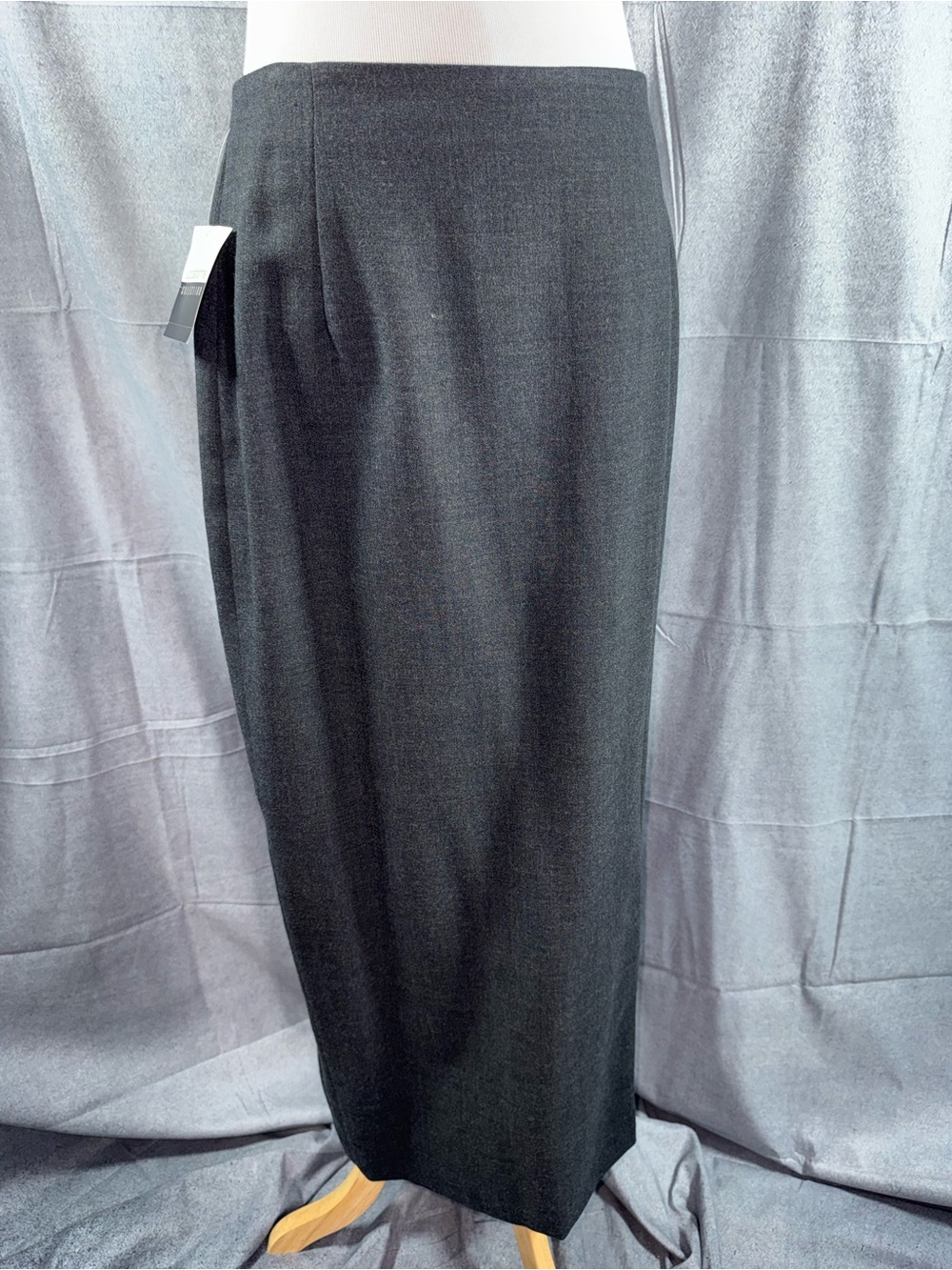 2626-Liz Claiborne Men's Charcoal Straight Dress Pants